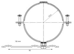 Burgerhout TwinSafe Bracket 100 White thumbnail