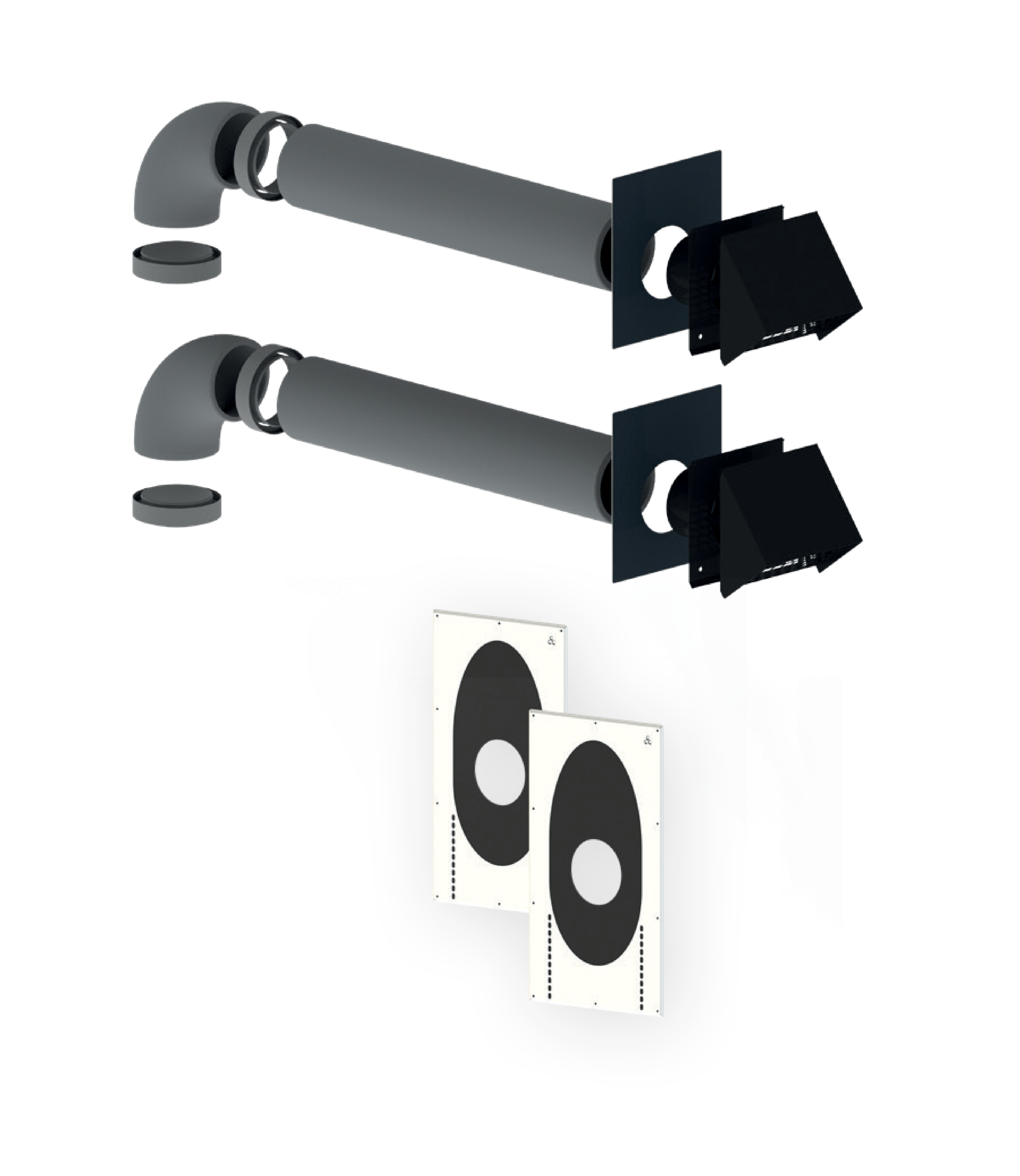 Burgerhout EasyAir Heat pump boiler connection kit Featured Image