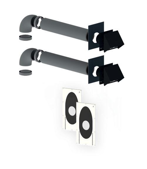 Burgerhout EasyAir Heat pump boiler connection kit