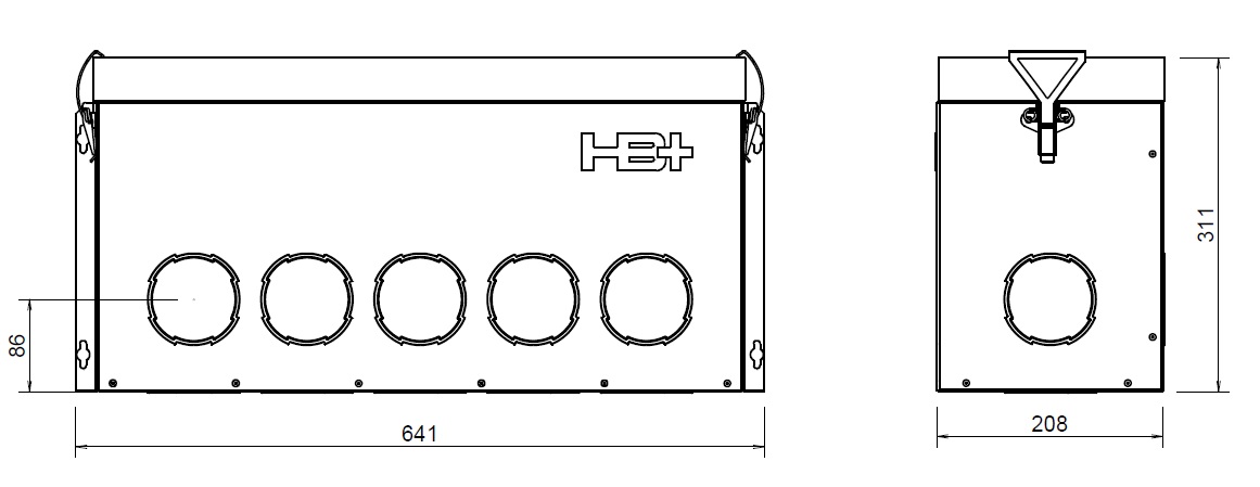 Hybalans+ Manifoldbox lower part 450#17 thumbnail