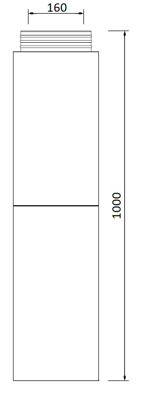 EasyAir Extension EPP+ 160 L=1000 thumbnail