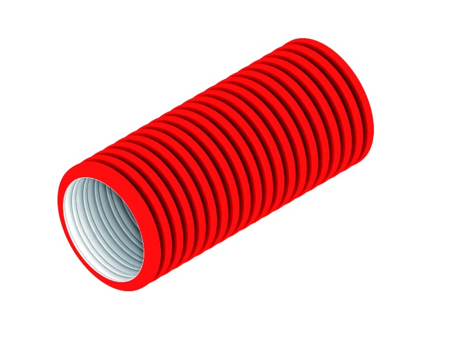 Hybalans+ Flexibel kanaal 75 L=40M Rood