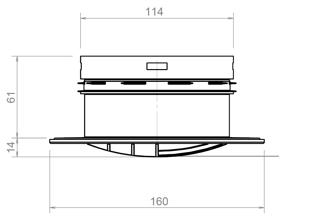 Hybalans+ Extract air valve Kwadrant thumbnail