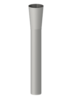 Burgerhout Flue pipe SST 80 + diffuser thumbnail