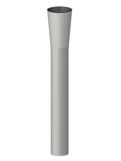 Burgerhout Flue pipe SST 80 + diffuser thumbnail