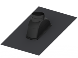 DX Pitched Roof Flashing 210 Black thumbnail