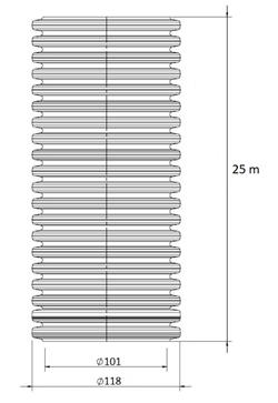 Flexline Flexible pipe PP 100 L=25M thumbnail