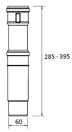 Twinline Adjuster PP 60 L=285-395 thumbnail