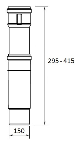 Twinline Adjuster PP 150 L=295-415 thumbnail