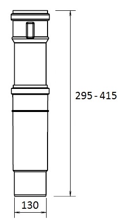 Twinline Adjuster PP 130 L=295-415 thumbnail