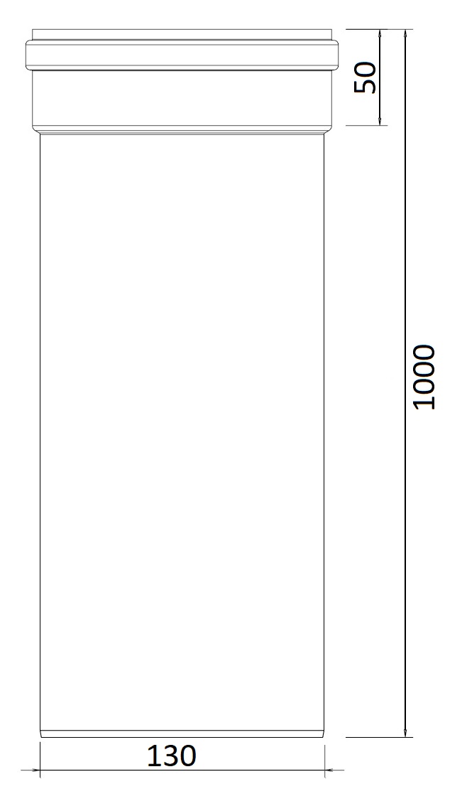 Twinline Extension PP 130 L=1000 thumbnail