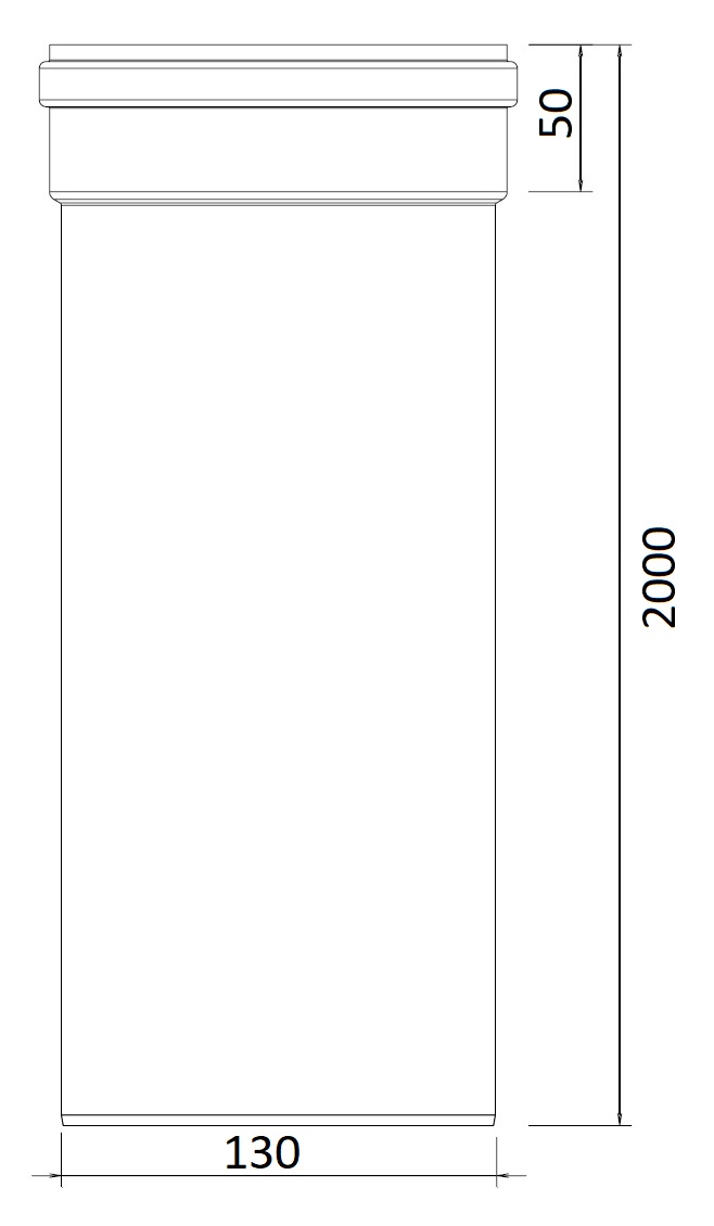 Twinline Extension PP 130 L=2000 thumbnail