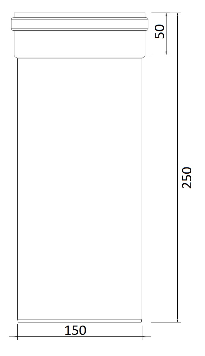 Twinline Extension PP 150 L=250 thumbnail