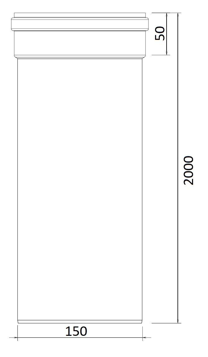 Twinline Extension PP 150 L=2000 thumbnail