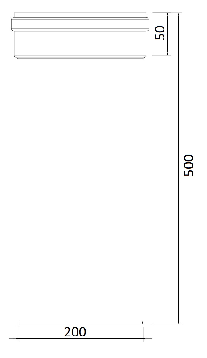 Twinline Extension PP 200 L=500 thumbnail