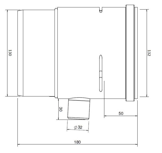 Twinline Condensate trap horizontal/vertical PP 130 thumbnail