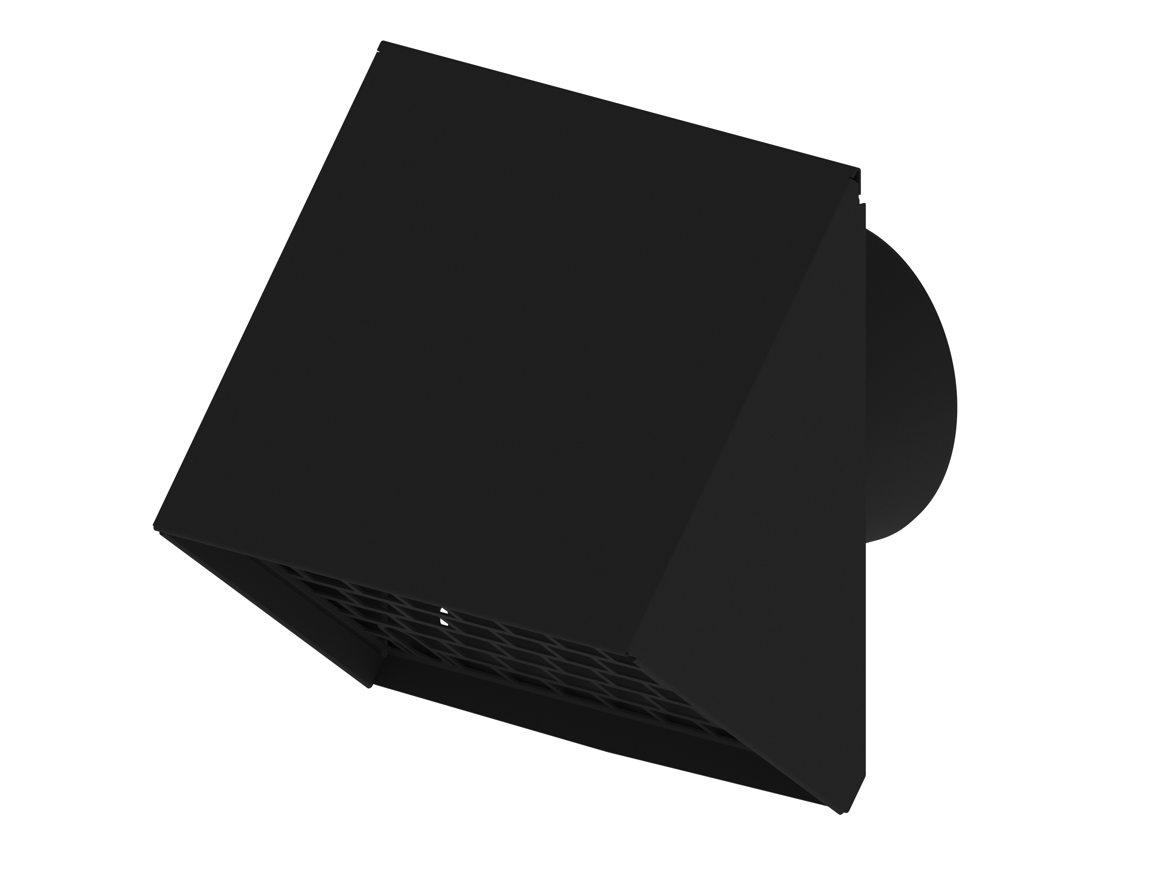 Wall terminal Ventilation 160 Black thumbnail
