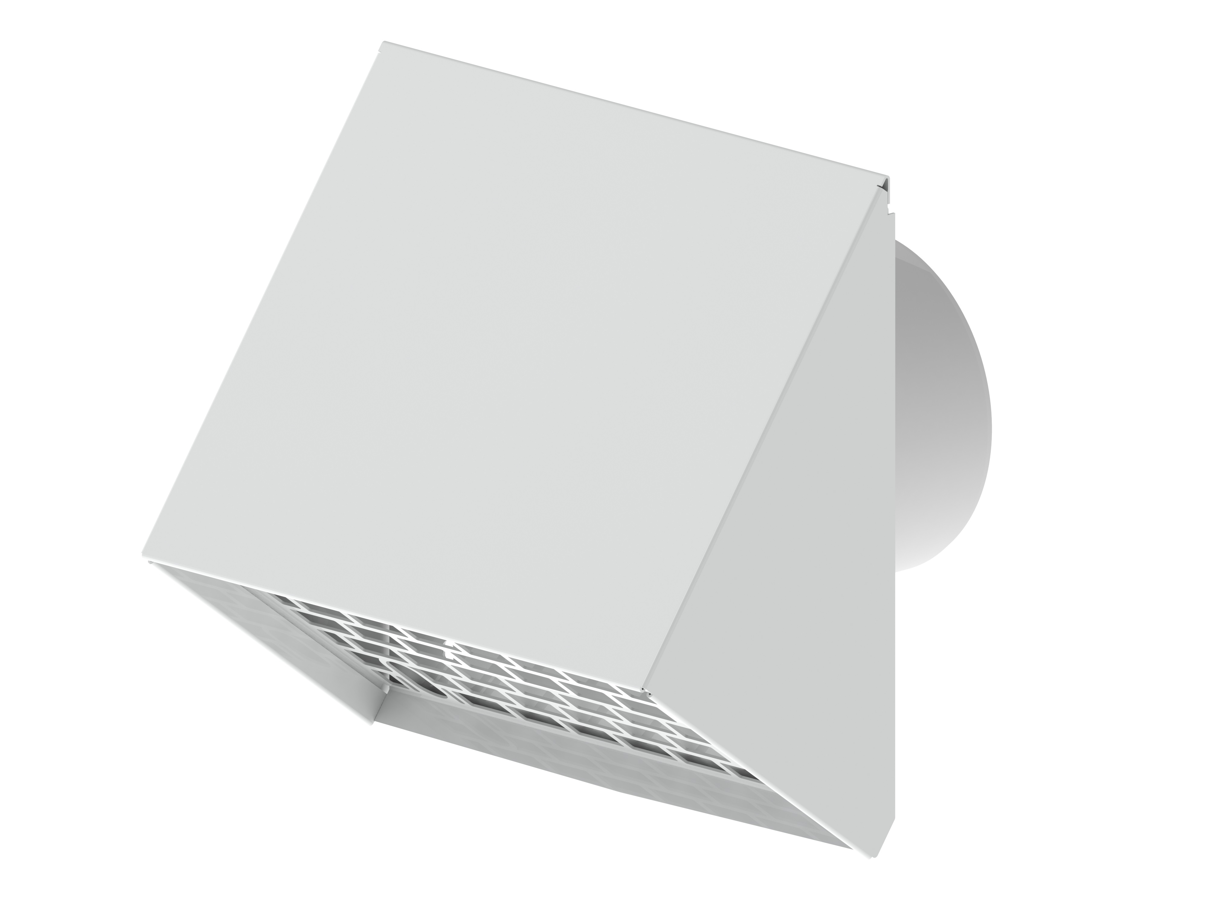 Muurdoorvoer Ventilatie Wit