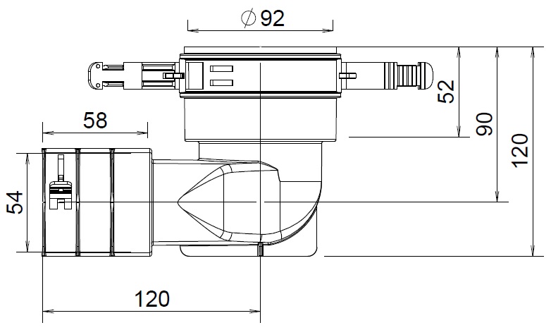 Hybalans+ Connection 132×52 – 92 90° thumbnail
