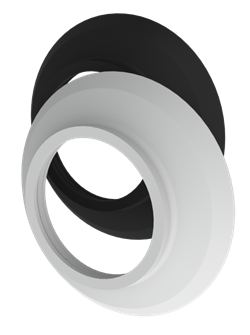 Wall seal TPE 100 2x Black+White thumbnail