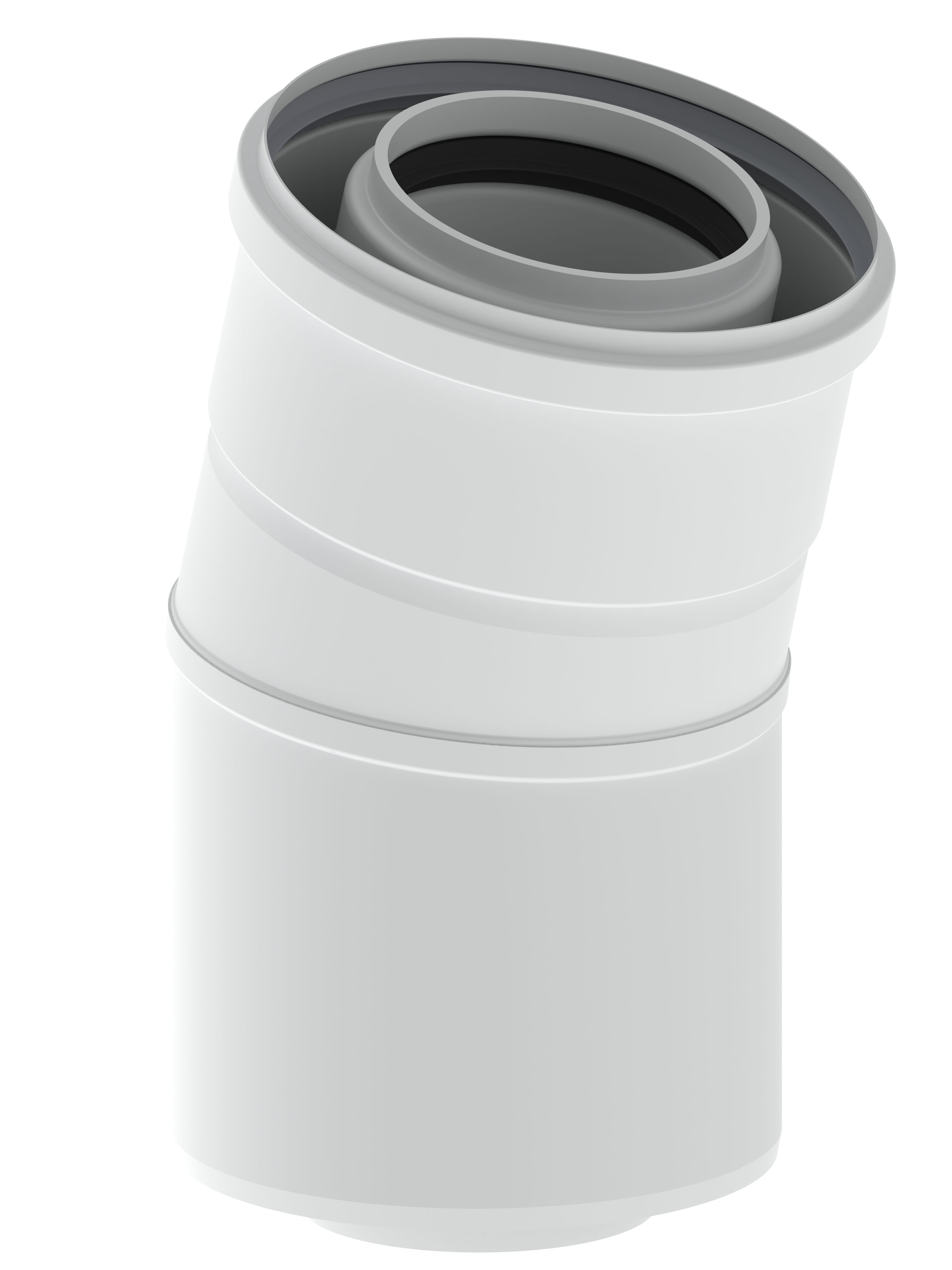 TwinSafe Elbow PP Concentric 80/125 15° thumbnail