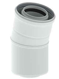 TwinSafe Elbow PP Concentric 60/100 15° thumbnail