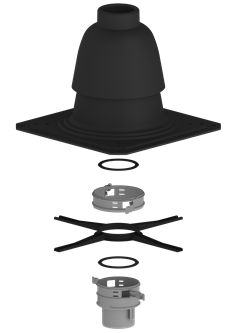 Flexline Chimney cap kit PP 80 thumbnail