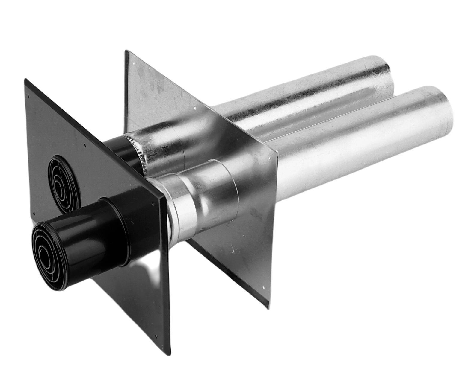 Wall terminal twin pipe AL 100-100 Featured Image