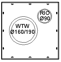 Mini-Delta WTW Dakbeschotplaat K 40-49° luchtdicht thumbnail
