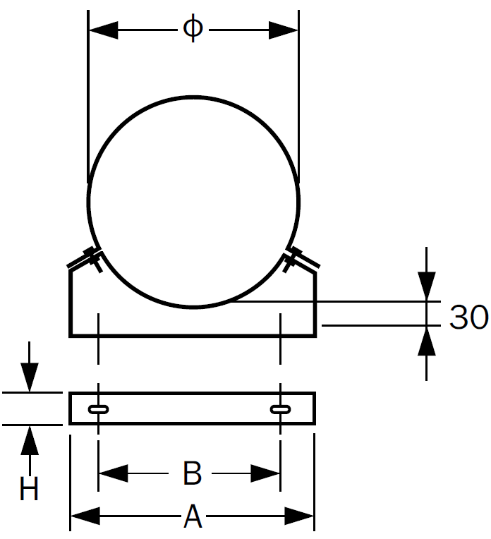 Burgerhout Wallband SPG d.120 thumbnail