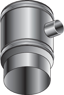 Burgerhout DP25 T-stuk