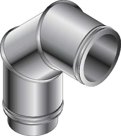 Burgerhout DP25 Elbow 87°