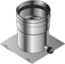 Burgerhout SPG Base plate + Condensate drain