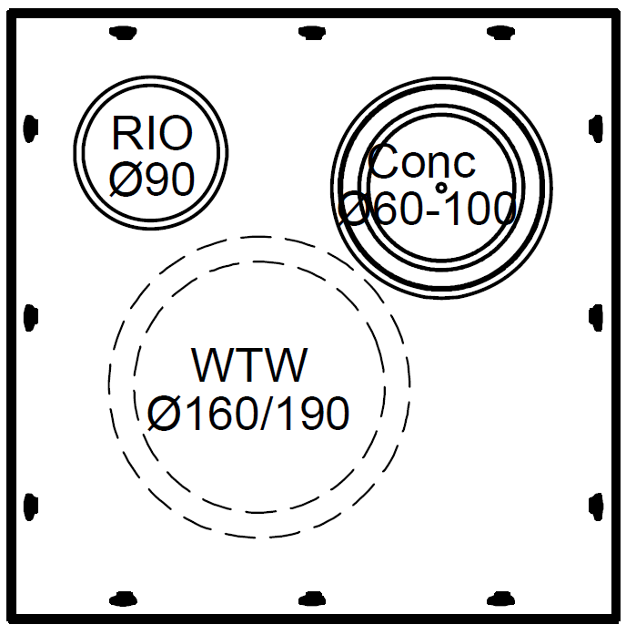 Mini-Delta Dakbeschotplaat N 30-39° luchtdicht thumbnail