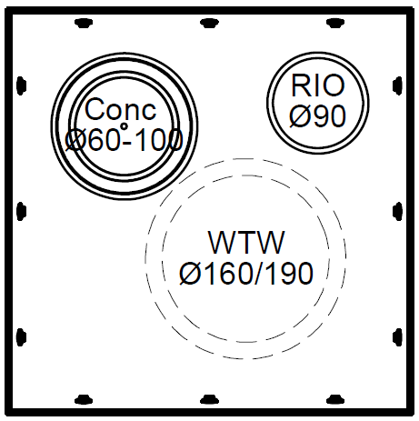 Mini-Delta Dakbeschotplaat P 30-39° luchtdicht thumbnail