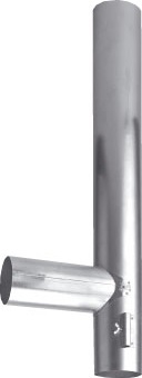 Burgerhout Dunwandig Aluminium (NEN7203) Roetzakpijp