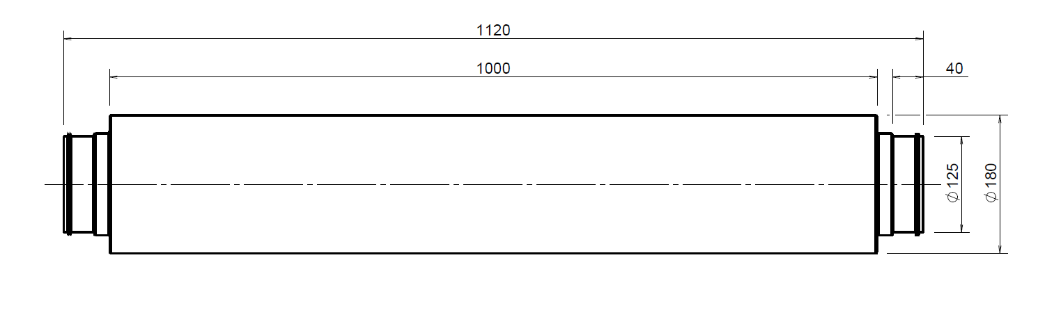 EasyAir Sounddamper Semi-Flexible 125 L=1000 thumbnail