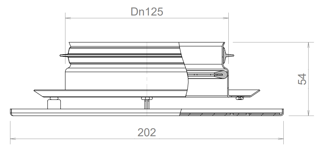 Hybalans+ Supply/Extract Design valve Square thumbnail
