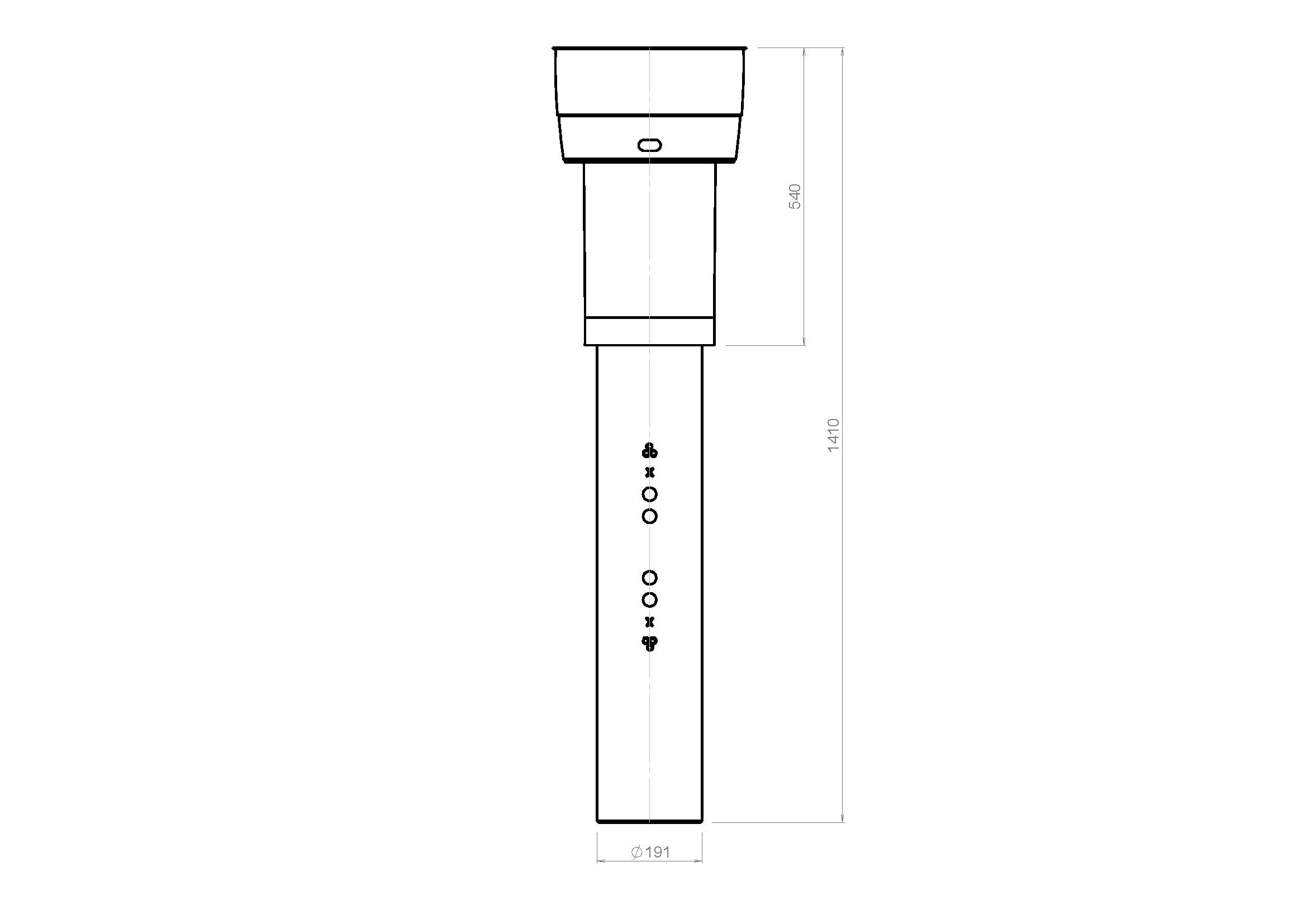 EasyAir Roof Terminal Isolated EPS 160 Terra thumbnail