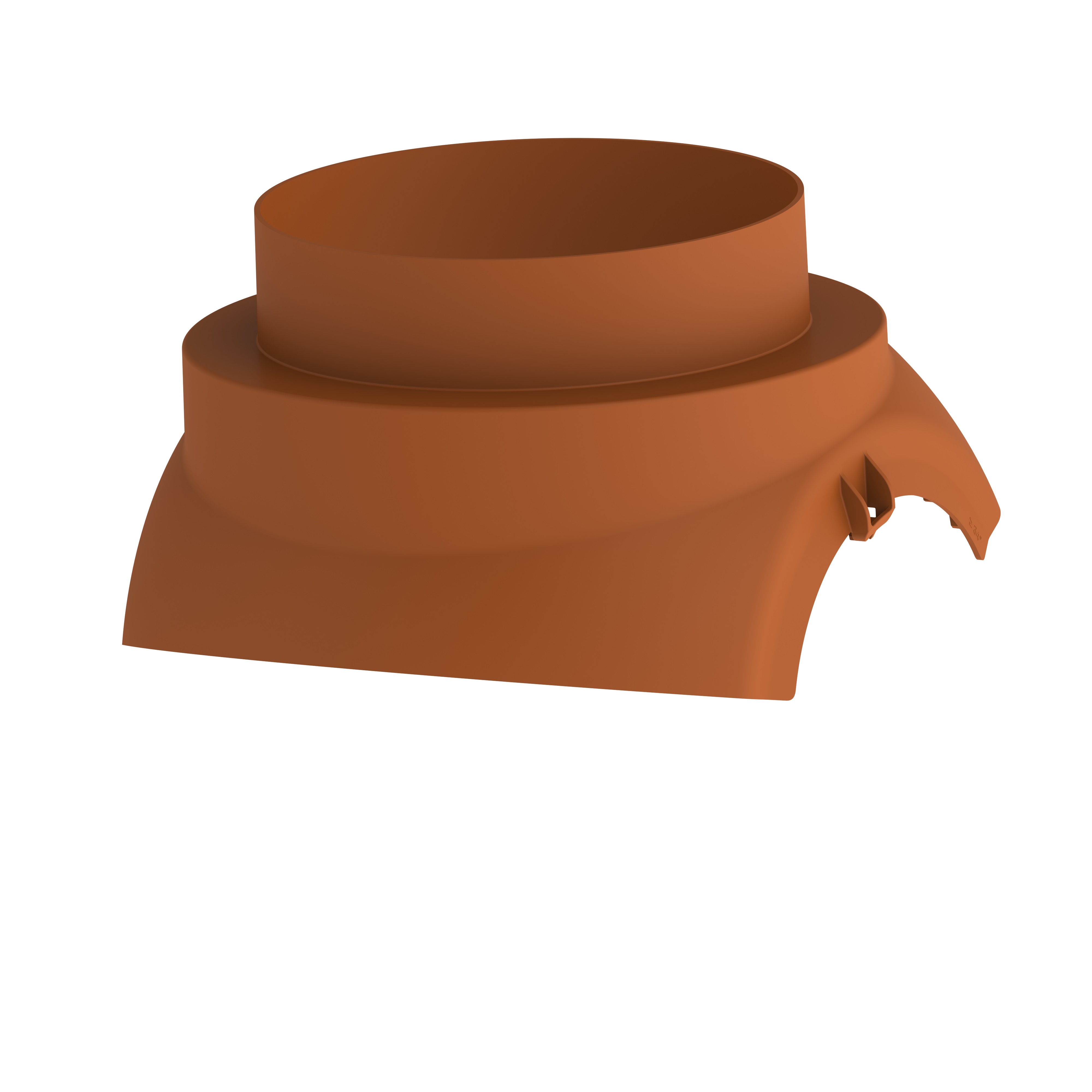 Burgerhout DX Easy Adjustable collar Terracotta
