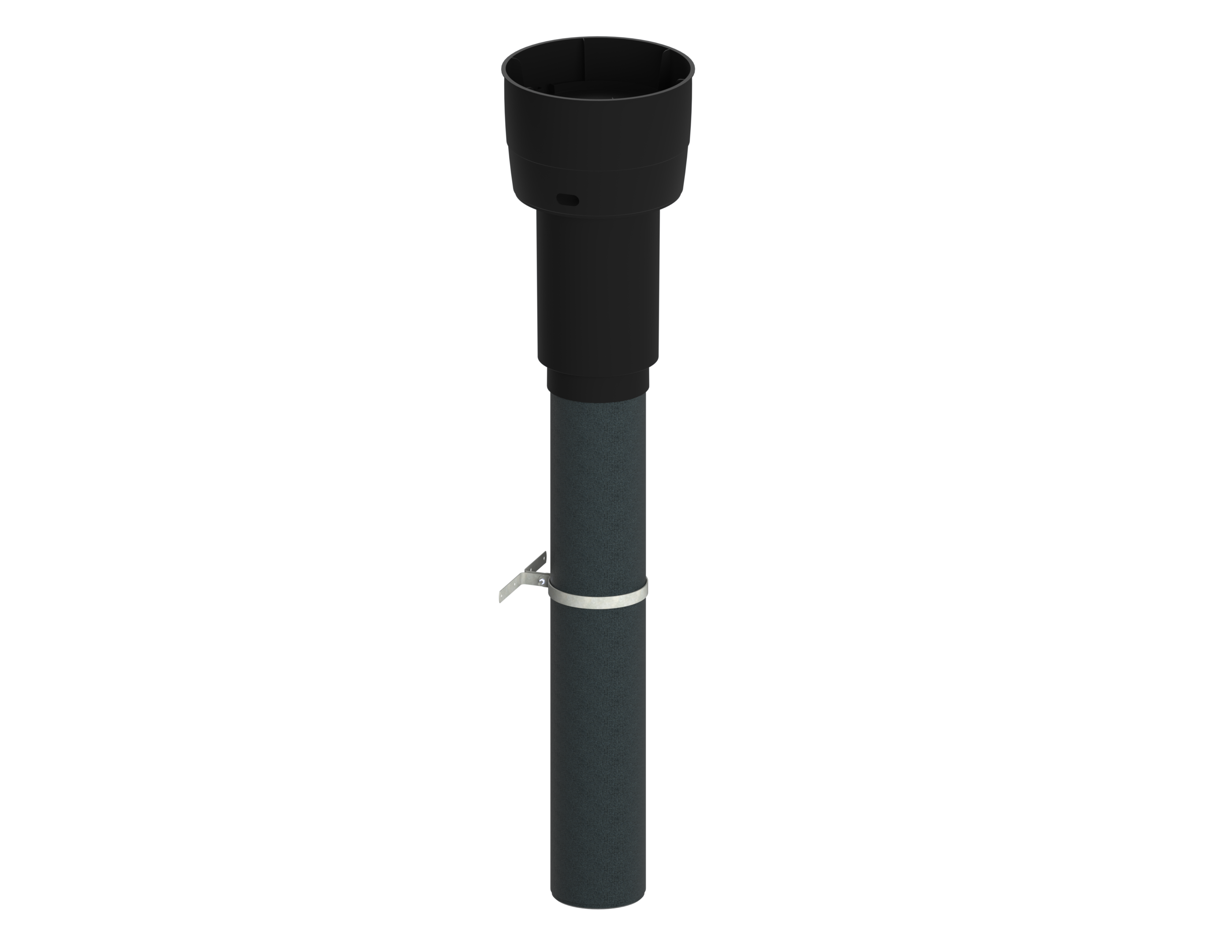 EasyAir Roof Terminal Isolated EPS 125 Black thumbnail