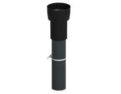 EasyAir Roof Terminal Isolated EPS 180/200 Black thumbnail