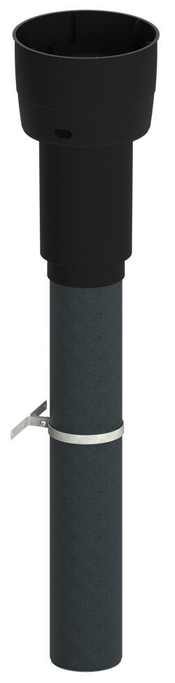 EasyAir Roof Terminal Isolated EPS 125 Black thumbnail