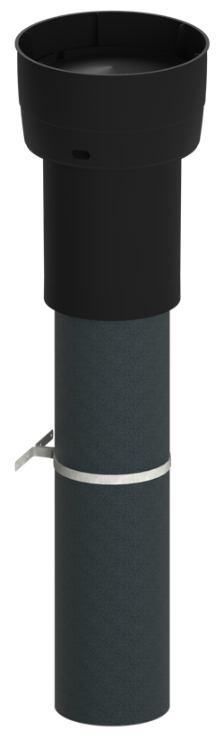 EasyAir Roof Terminal Isolated EPS 180/200 Black thumbnail