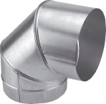 Burgerhout Thin-walled Aluminum (NEN7203) Elbow 90°