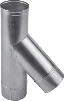 NEN 7203 Tee single-walled AL 200 45° Featured Image