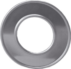 Burgerhout Dunwandig Aluminium (NEN7203) Rozet