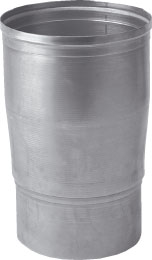 Burgerhout Dunwandig Aluminium (NEN7203) Verloop