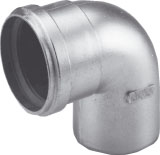 Burgerhout Alu-fix Bocht 90°