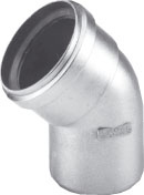 Burgerhout Alu-fix Bocht 45°